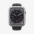ACS05458 - Apple Watch Ultra (Apple Watch (49mm)) Case Thin Fit in black showing the front